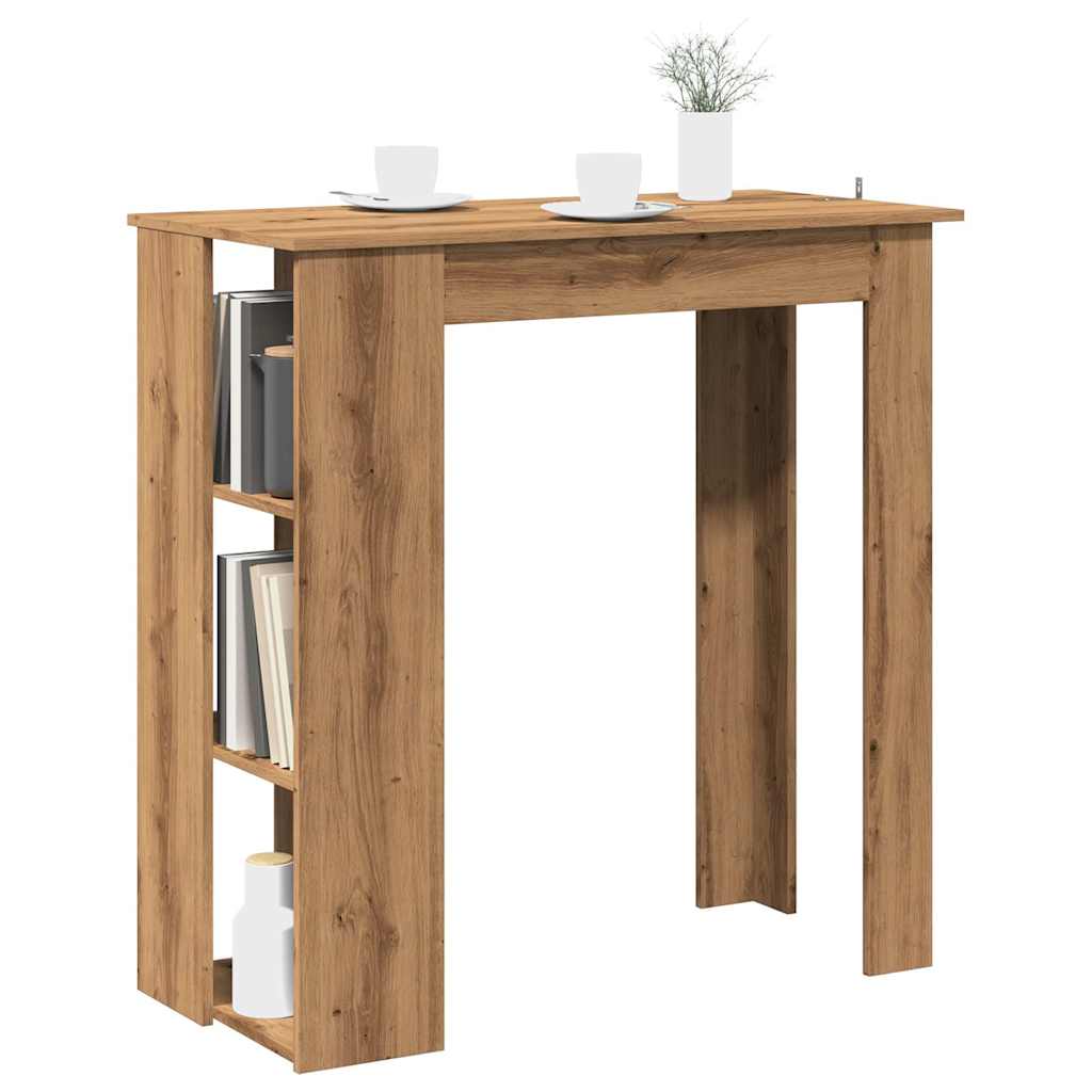 Barový Stůl S Regálem 102 X 50 X 103,5 Cm Kompozit