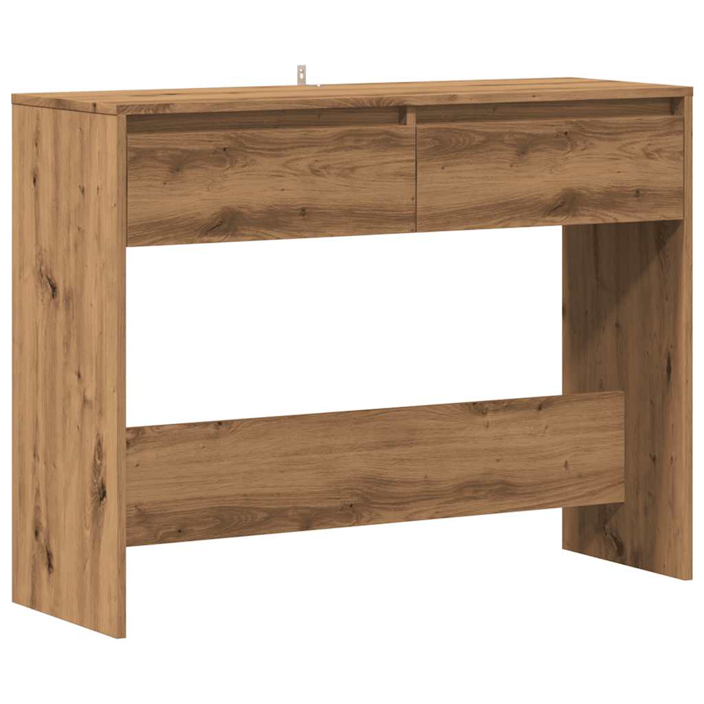 Konzolový Stolek Dub Artisan 100X35X76,5 Cm Kompozitní Dřevo