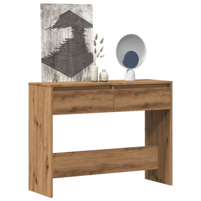 Konzolový Stolek Dub Artisan 100X35X76,5 Cm Kompozitní Dřevo