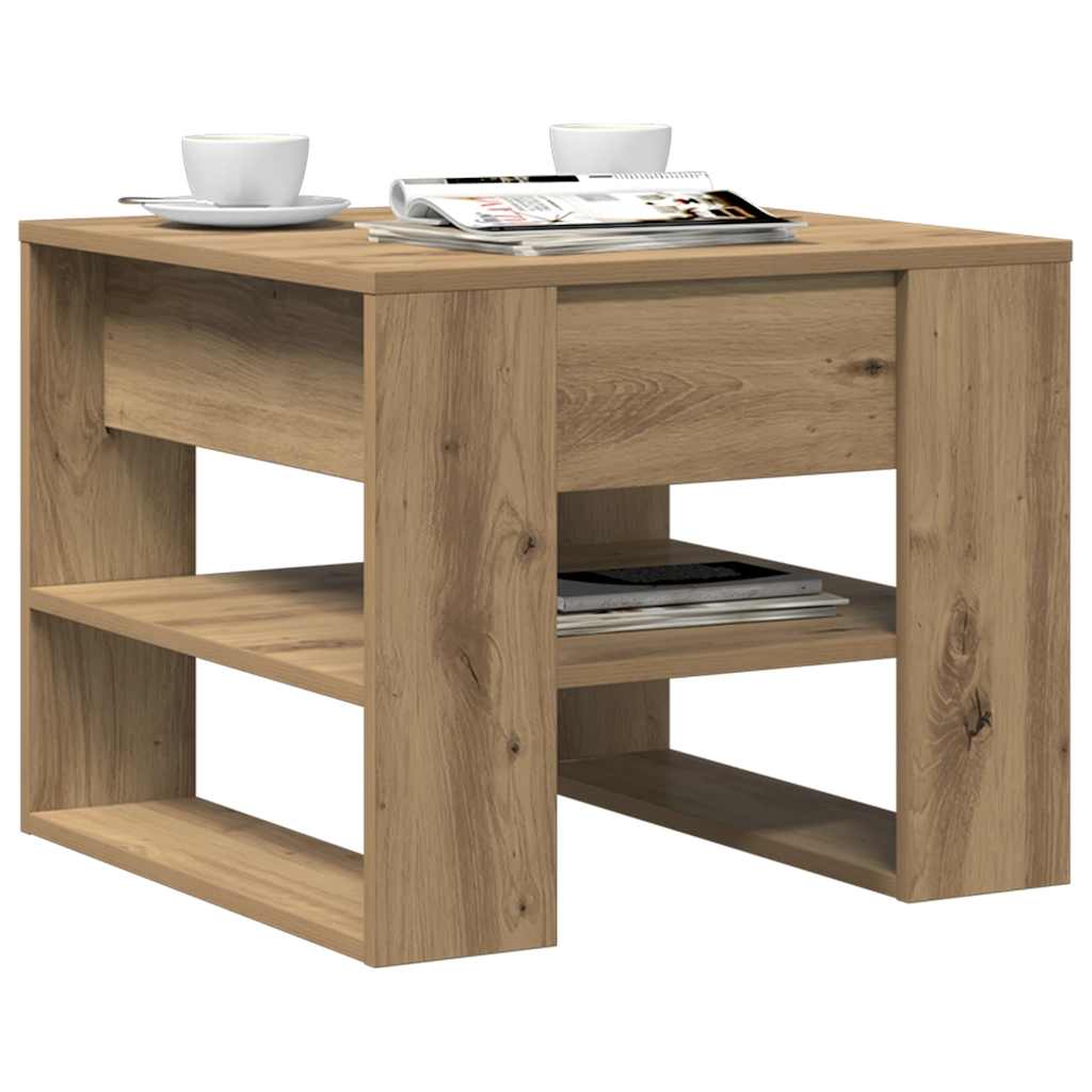 Konferenční Stolek Dub Artisan 55,5X55X45 Cm Kompozitní Dřevo