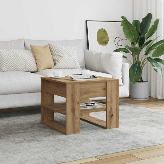 Konferenční Stolek Dub Artisan 55,5X55X45 Cm Kompozitní Dřevo