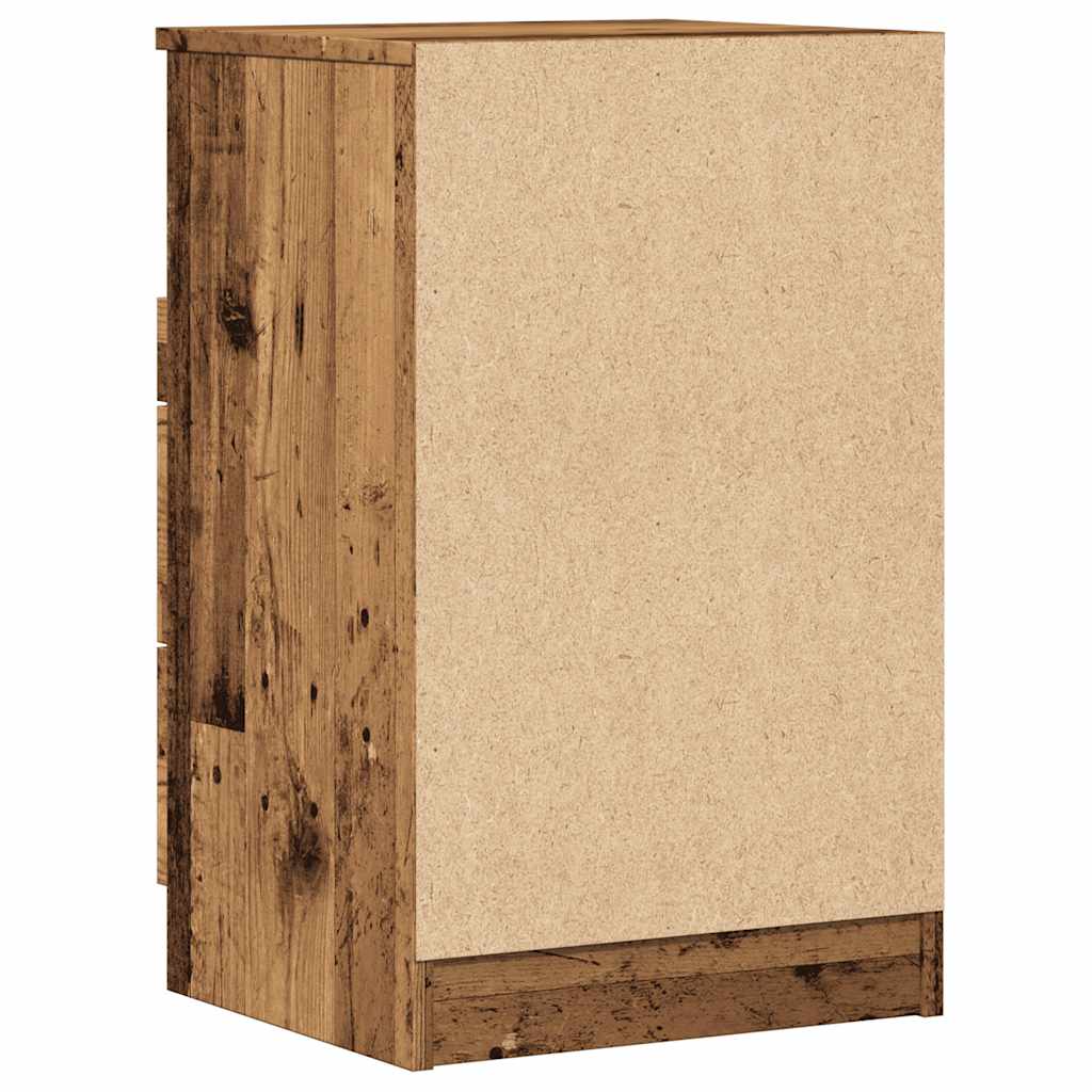 Noční Stolek Old Wood 40 X 36 X 65 Cm Kompozitní Dřevo