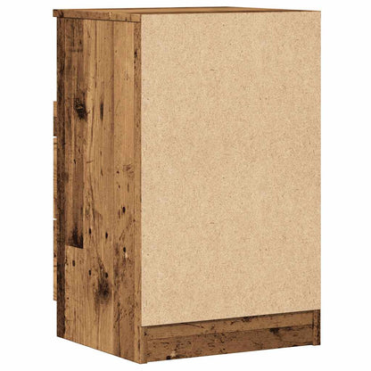 Noční Stolek Old Wood 40 X 36 X 65 Cm Kompozitní Dřevo