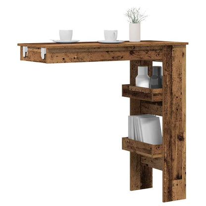 Nástěnný Barový Stolek Šedý Sonoma 102 X 45 X 103,5 Cm