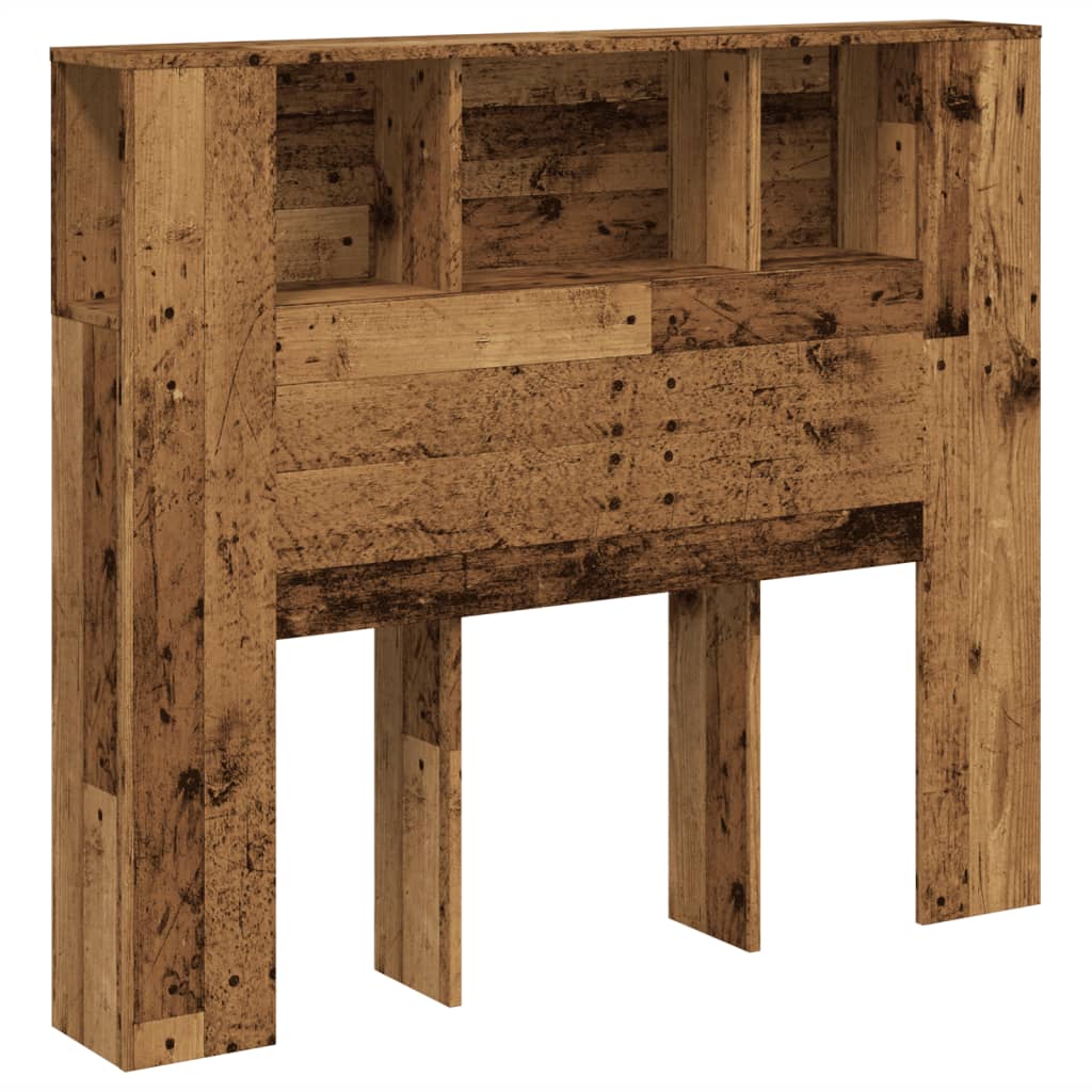 Čelo Postele S Úložným Prostorem Old Wood 120 X 19 X 104,5 Cm