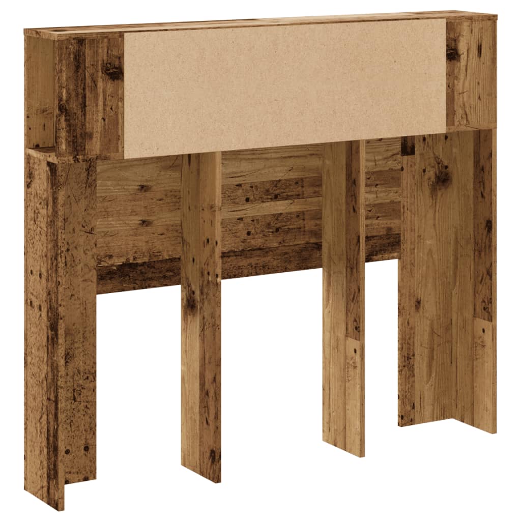 Čelo Postele S Úložným Prostorem Old Wood 120 X 19 X 104,5 Cm
