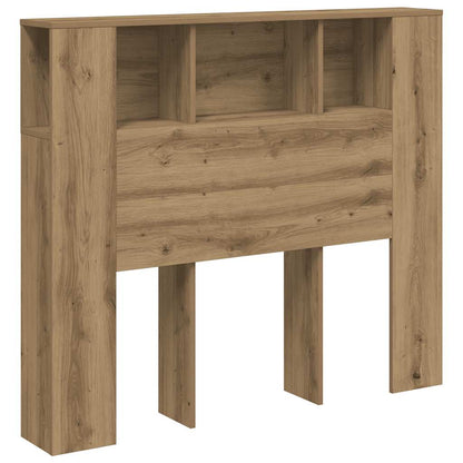 Čelo Postele S Úložným Prostorem Dub Artisan 120X19X104,5 Cm