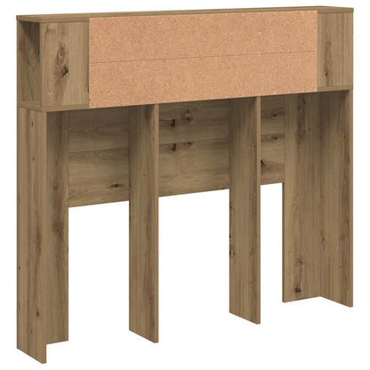 Čelo Postele S Úložným Prostorem Dub Artisan 120X19X104,5 Cm