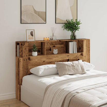Čelo Postele S Úložným Prostorem Old Wood 160 X 18,5 X 103,5 Cm