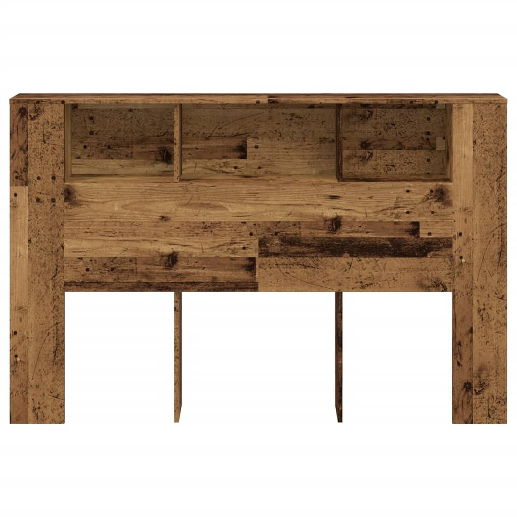 Čelo Postele S Úložným Prostorem Old Wood 160 X 18,5 X 103,5 Cm
