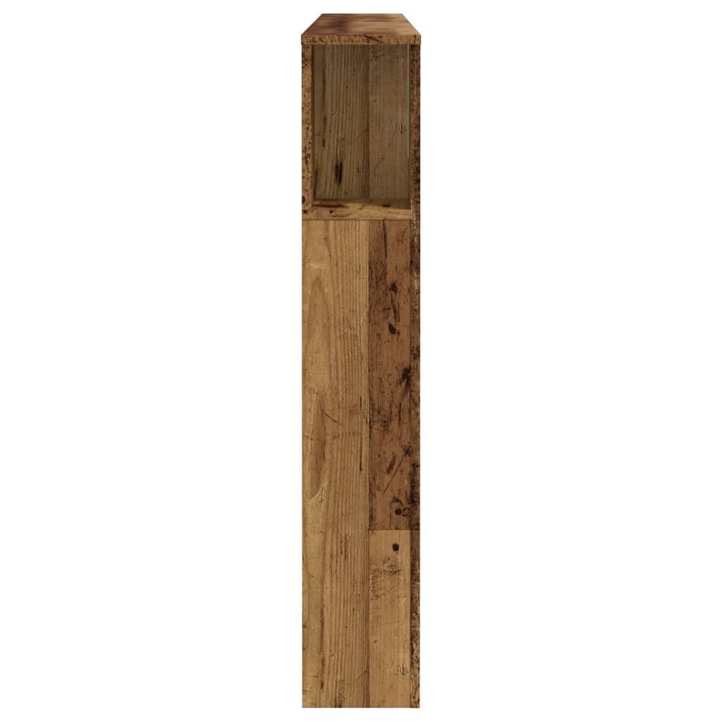 Čelo Postele S Úložným Prostorem Old Wood 160 X 18,5 X 103,5 Cm