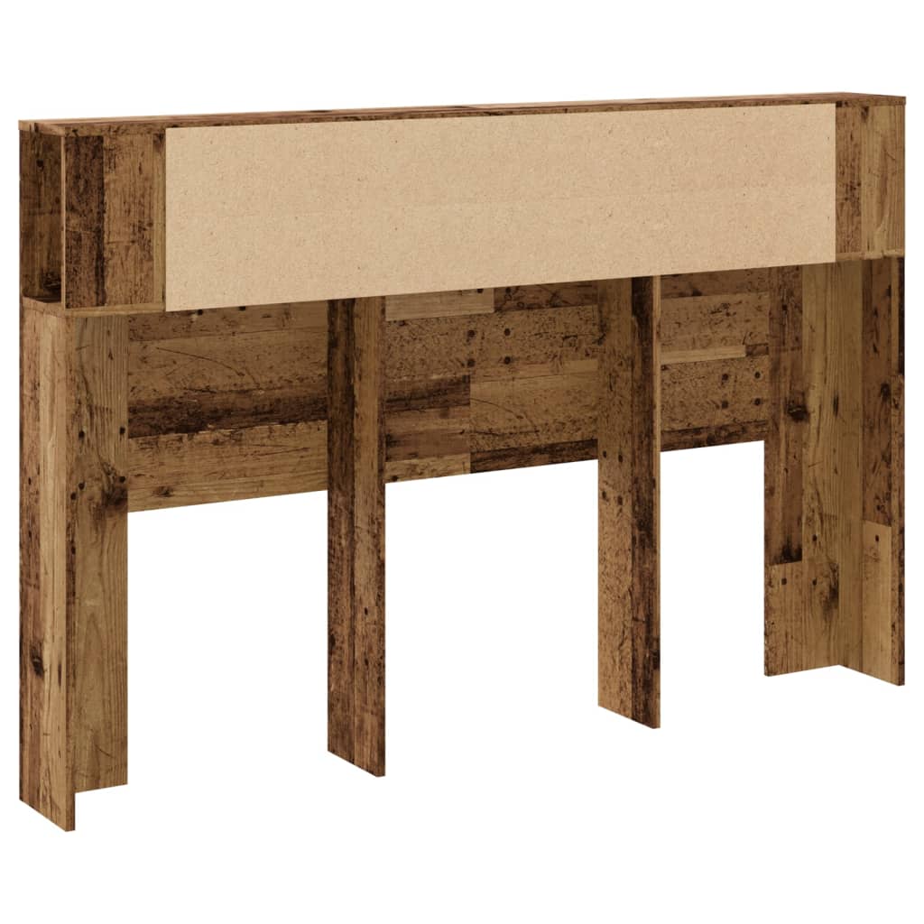 Čelo Postele S Úložným Prostorem Old Wood 160 X 18,5 X 103,5 Cm