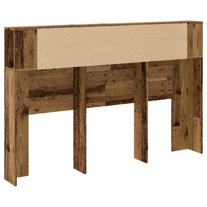 Čelo Postele S Úložným Prostorem Old Wood 160 X 18,5 X 103,5 Cm