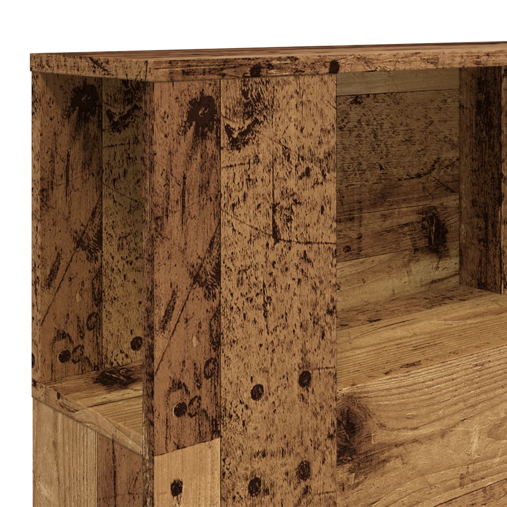 Čelo Postele S Úložným Prostorem Old Wood 160 X 18,5 X 103,5 Cm