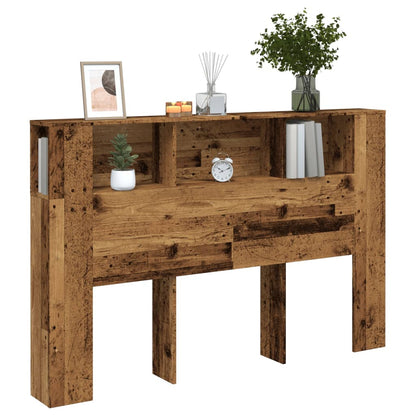 Čelo Postele S Úložným Prostorem Old Wood 160 X 18,5 X 103,5 Cm
