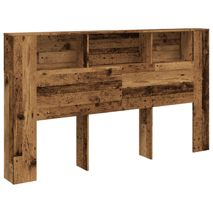 Čelo Postele S Úložným Prostorem Old Wood 180 X 18,5 X 102,5 Cm