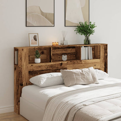 Čelo Postele S Úložným Prostorem Old Wood 180 X 18,5 X 102,5 Cm