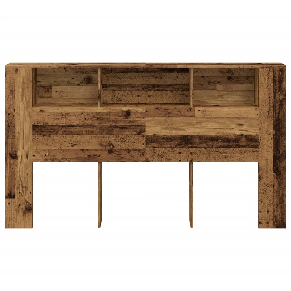Čelo Postele S Úložným Prostorem Old Wood 180 X 18,5 X 102,5 Cm