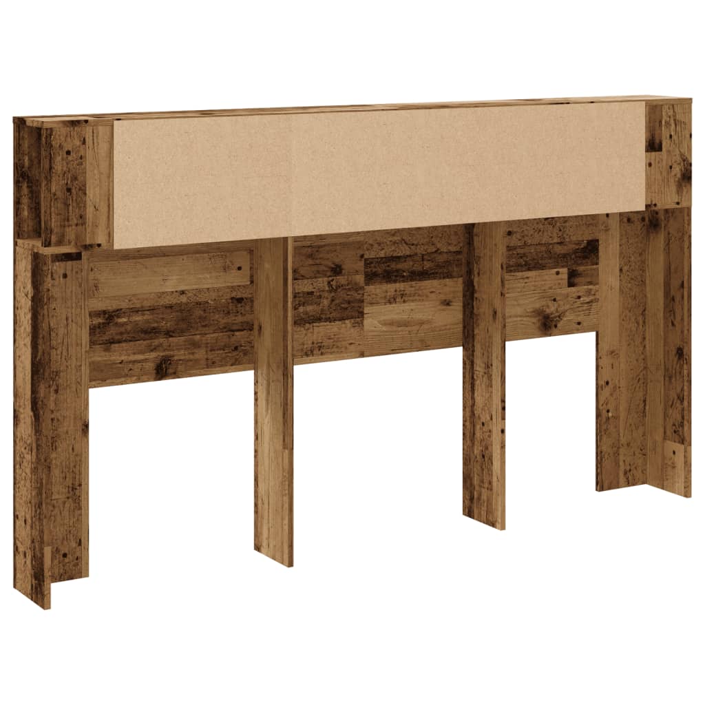 Čelo Postele S Úložným Prostorem Old Wood 180 X 18,5 X 102,5 Cm