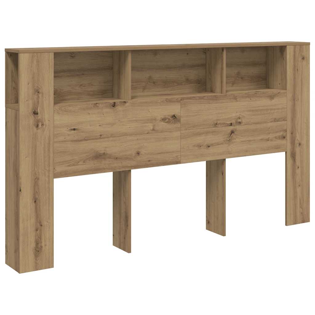 Čelo Postele S Úložným Prostorem Dub Artisan 180X18,5X102,5 Cm