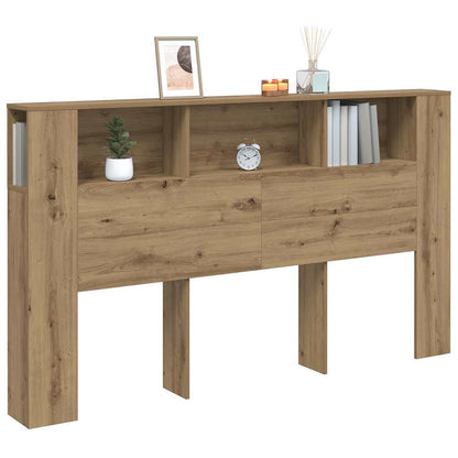 Čelo Postele S Úložným Prostorem Dub Artisan 180X18,5X102,5 Cm