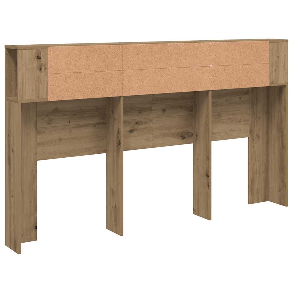 Čelo Postele S Úložným Prostorem Dub Artisan 180X18,5X102,5 Cm