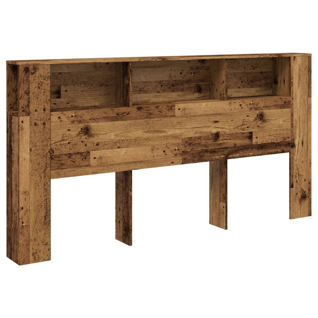Čelo Postele S Úložným Prostorem Old Wood 200X18,5X102,5 Cm