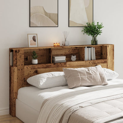 Čelo Postele S Úložným Prostorem Old Wood 200X18,5X102,5 Cm