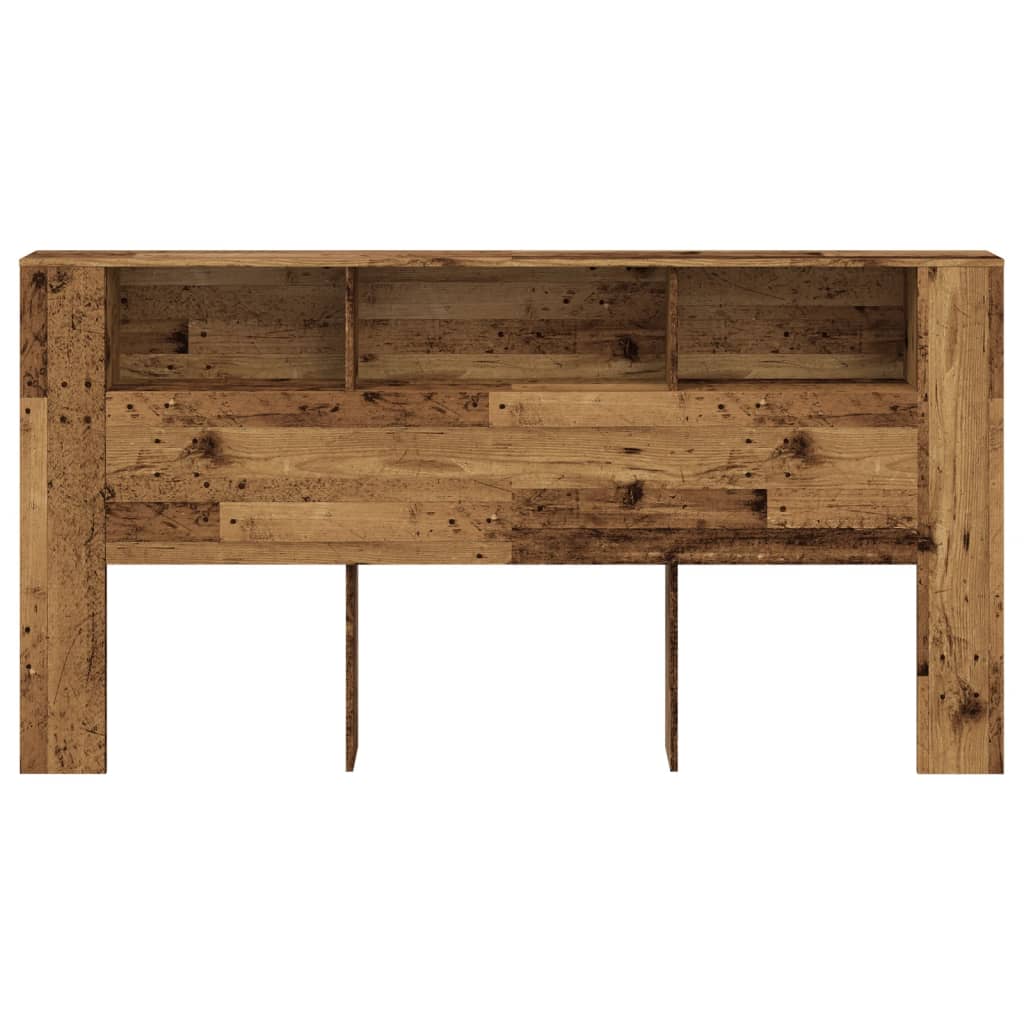 Čelo Postele S Úložným Prostorem Old Wood 200X18,5X102,5 Cm