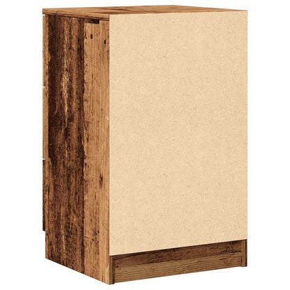 Noční Stolek Old Wood 40 X 36 X 65 Cm Kompozitní Dřevo