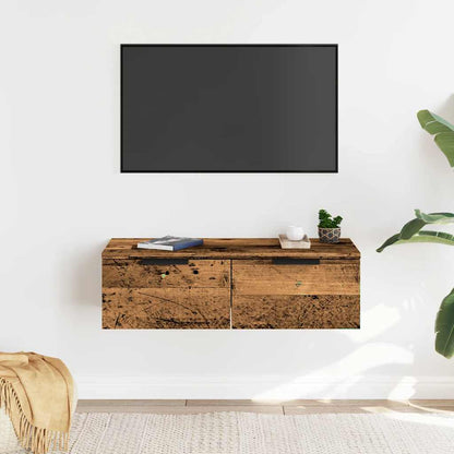 Nástěnná Skříňka Old Wood 68 X 30 X 20 Cm Kompozitní Dřevo