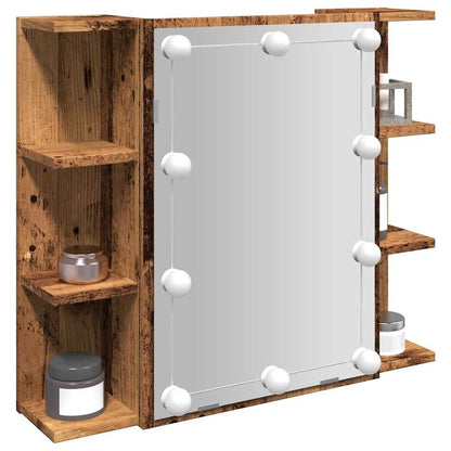 Zrcadlová Skříňka S Led 70 X 16,5 X 60 Cm