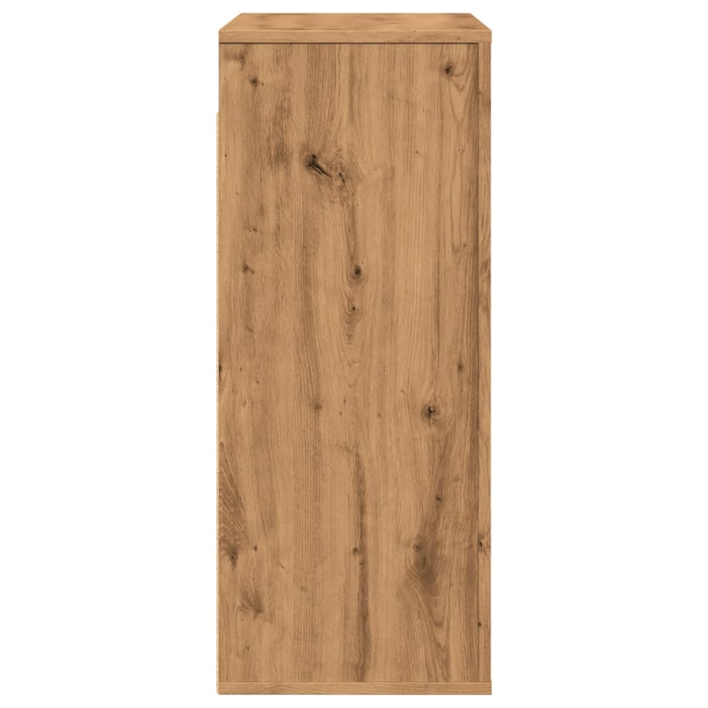 Nástěnná Skříňka Hnědý Dub 80 X 33 X 80 Cm Kompozitní Dřevo