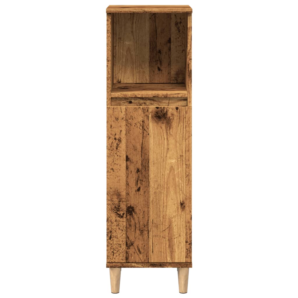 Koupelnová Skříňka Old Wood 30 X 30 X 100 Cm Kompozitní Dřevo