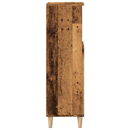 Koupelnová Skříňka Old Wood 30 X 30 X 100 Cm Kompozitní Dřevo
