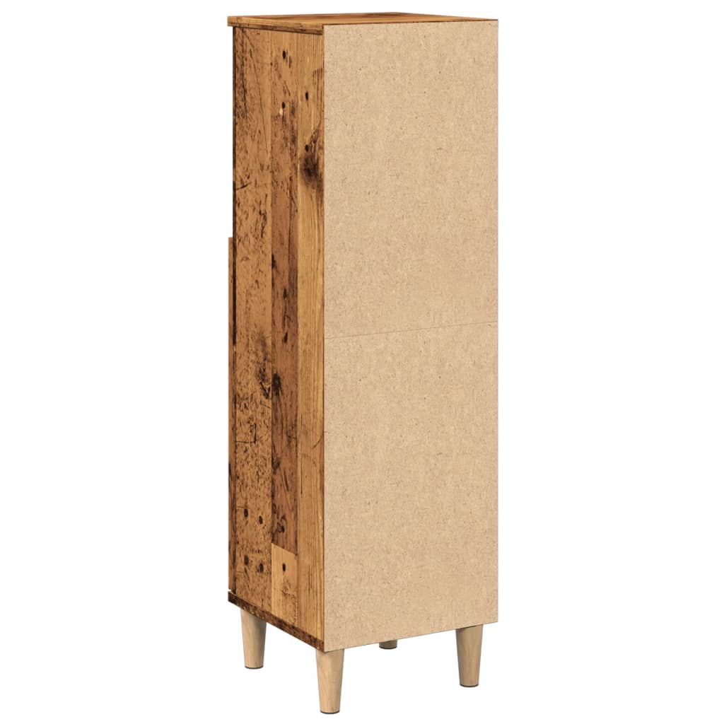 Koupelnová Skříňka Old Wood 30 X 30 X 100 Cm Kompozitní Dřevo