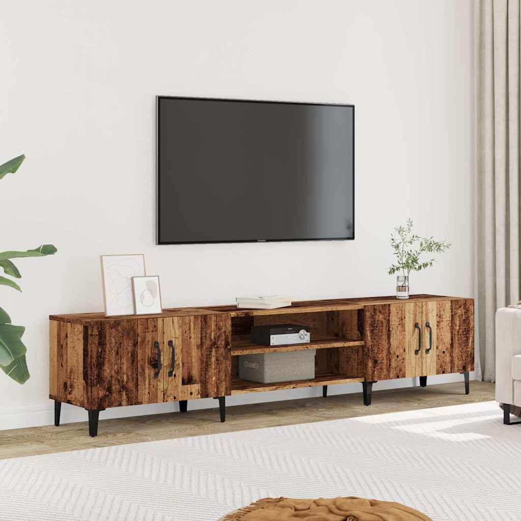 Tv Skříňka Betonově Šedá 180 X 31,5 X 40 Cm Kompozitní Dřevo
