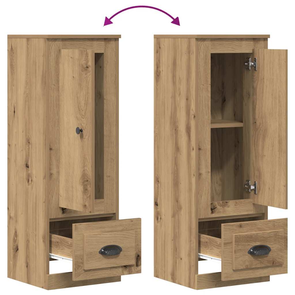 Skříň Highboard Dub Artisan 36 X 35,5 X 103,5 Kompozitní Dřevo