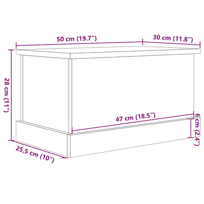 Úložný Box Old Wood Kompozitní Dřevo