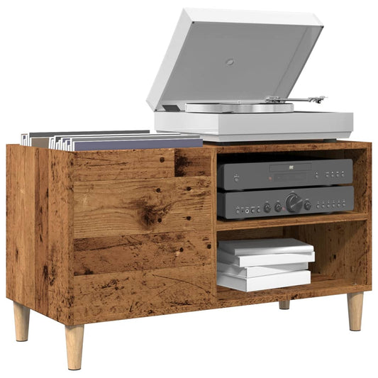Skříňka Na Lp Desky Old Wood 84,5 X 38 X 48 Cm Kompozitní Dřevo