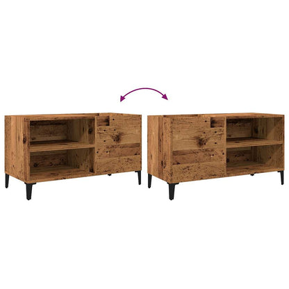 Skříňka Na Lp Desky Old Wood 84,5 X 38 X 48 Cm Kompozitní Dřevo