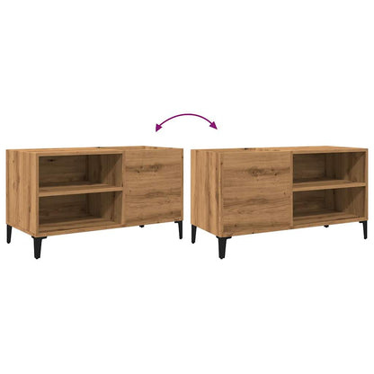 Skříňka Na Lp Desky Dub Artisan 84,5X38X48 Cm Kompozitní Dřevo