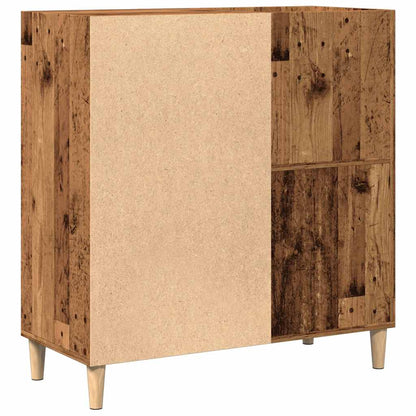 Skříňka Na Lp Desky Old Wood 84,5 X 38 X 89 Cm Kompozitní Dřevo Dub Artisan