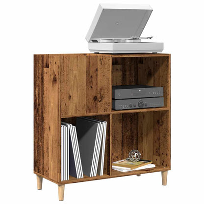 Skříňka Na Lp Desky Old Wood 84,5 X 38 X 89 Cm Kompozitní Dřevo Dub Artisan