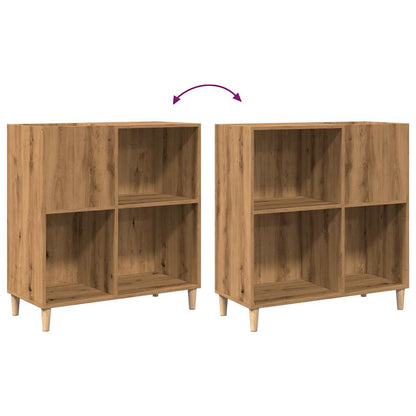 Skříňka Na Lp Desky Dub Artisan 84,5X38X89 Cm Kompozitní Dřevo