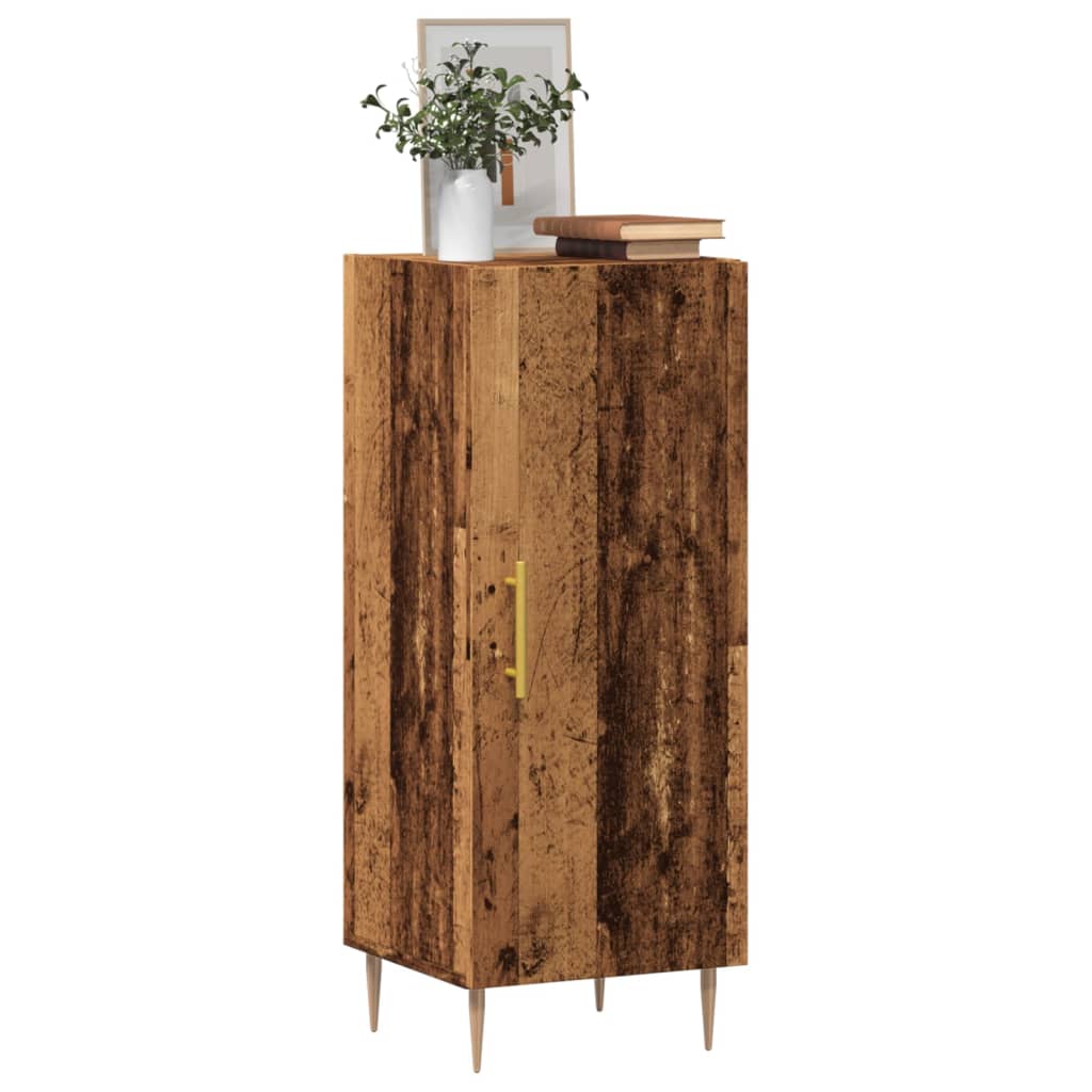 Příborník Old Wood 34,5 X 34 X 90 Cm Kompozitní Dřevo