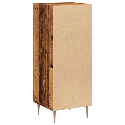Příborník Old Wood 34,5 X 34 X 90 Cm Kompozitní Dřevo