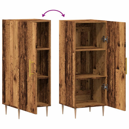 Příborník Old Wood 34,5 X 34 X 90 Cm Kompozitní Dřevo