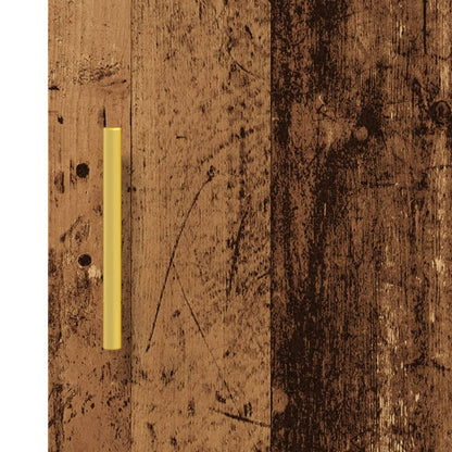Příborník Old Wood 34,5 X 34 X 90 Cm Kompozitní Dřevo