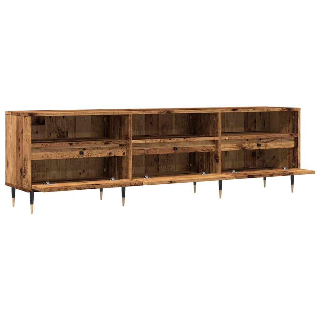 Tv Skříňka Old Wood 150 X 30 X 44,5 Cm Kompozitní Dřevo